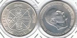 ESPAÑA FRANCO 100 PESETAS 1966 67 PLATA SILVER - 100 Pesetas