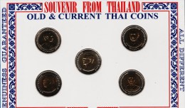 THAILANDE LOT 5x 10 BAHT BIMETAL  COMMEMORATIVE 1997 - 2012  UNC - Thaïlande