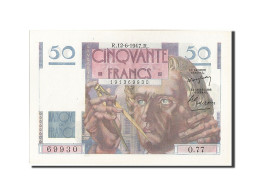 Billet, France, 50 Francs, 50 F 1946-1951 ''Le Verrier'', 1947, 1947-06-12 - 50 F 1946-1951 ''Le Verrier''