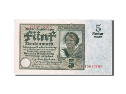 Billet, Allemagne, 5 Rentenmark, 1926, 1926-01-25, SUP+ - 5 Rentenmark