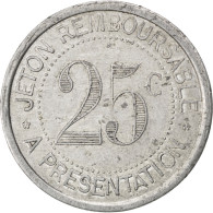 Monnaie, France, 25 Centimes, 1921, TTB, Aluminium, Elie:20.3 - Monetari / Di Necessità