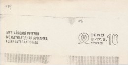 J0694 - Czechoslovakia (1948-75) Control Imprint Stamp Machine (RR!): International Trade Fair Brno 1968 (Czech) - Proofs & Reprints