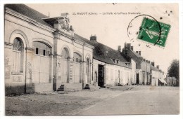 Baugy, La Halle Et La Place Nationale, 1914, éd. E. M. B. N° 33 - Baugy