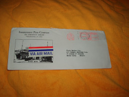 ENVELOPPE UNIQUEMENT DE 1976. / INDEPENDENT PIER COMPANY PHILADELPHIA POUR MONTE CARLO MONACO./ CACHET + FLAMME - Other & Unclassified