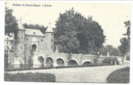 CPA - Château De GRAND BIGARD - L'entrée - Kasteel - Cachet Relais  // - Dilbeek