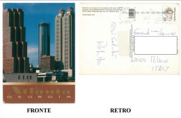 CARTOLINA COLORI U.S.A. – ATLANTA VIAGGIATA 1996 VERSO MILANO  – INDIRIZZO OSCURATO PER PRIVACY DIMENSIONI CM 10x15 COND - Atlanta