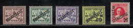 Vaticano 1931 Segnatasse – Serietta 5 V. – MNH XF ** – Rif. 1505005 - Taxes