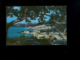 VIRGIN ISLANDS : CHARLOTTE AMALIE St Thomas : As Seen From Bluebeard's Castle 1971 / Auto Volkswagen VW Beetle Cox - Vierges (Iles), Amér.