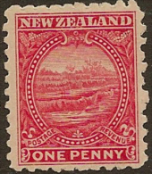 NZ 1898 1d Pink Terraces SG 274 HM #MR23 - Ongebruikt