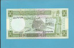 SYRIA - 5 POUNDS - 1991 - Pick 100.e - UNC. - 2 Scans - Syrie