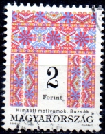 HUNGARY 1994 Traditional Patterns -  2fo. - Multicoloured   FU - Used Stamps