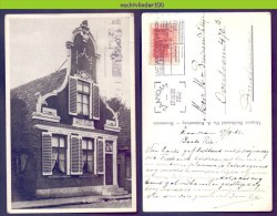Ncg010 ARCHITECTUUR WOONHUIS OUDE GEVEL KROMMENIE ARCHITECTURE FRONT OF AN OLD HOUSE 1952 NEDERLAND POSTCARD - Krommenie