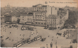 CPA AK Bruxelles Brüssel Place Rogier Boulevard Botanique Strassenbahn Tram Tramway Grand Hotel Phare  Belgien Belgique - Nahverkehr, Oberirdisch