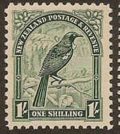 NZ 1935 1/- Tui SG 588b HM #MQ134 - Ongebruikt