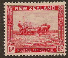 NZ 1935 6d Harvesting SG 585 HM #MQ122 - Nuevos