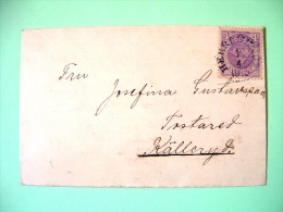 Sweden 1915 Small Cover To Sweden - Arms Crowns - Briefe U. Dokumente