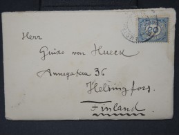PAYS BAS- Enveloppede Amsterdam Pour La Finlande 1923    A  VOIR P4477 - Covers & Documents
