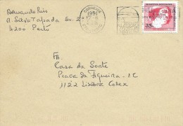 TIMBRES - STAMPS- MARCOPHILIE - PORTUGAL - NAVEGATEUR GIL EANES -CAP BOJADOR (1434)- CACHET  17-06-1991-  PORTO - Maschinenstempel (Werbestempel)