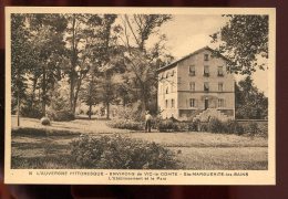 63 - Environs De Vic Le Comte - Ste Marguerite Les Bains : L'Etablissement Et Le Parc - Vic Le Comte