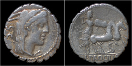 L.Procilius AR Serrate Denarius - Röm. Republik (-280 / -27)