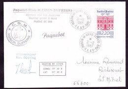 Lettre Terres Australes Et Antarctiques Françaises - Other & Unclassified