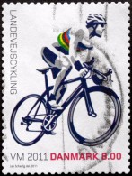 Denmark 2011  Cycle World Championship.   MiNr.1661 ( Lot  B 776 ) 8,00Kr - Gebruikt