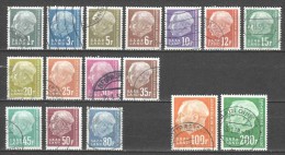 Germany Saarland 1957 From Mi 409-428 Canceled - Gebraucht