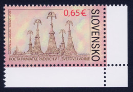 2014 SLOVACCHIA "CENTENARIO PRIMA GUERRA MONDIALE / WORLD WAR I VICTIMS" SINGOLO MNH - Nuovi