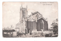 ST SWITHIN'S CHURCH EAST GRINSTEAD USED 1914 SENT TO MASTER TAYLOR WREN COTTAGE HENLY DOWN CATSFIELD NR BATTLE - Autres & Non Classés