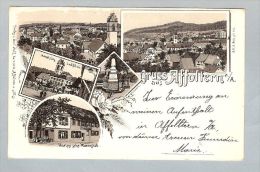 AK ZH Affoltern A.A. 1895-04-16 Litho C.Künzli #406 - Affoltern