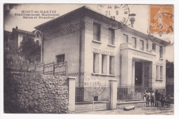 Mont Saint Martin - Etablissement Municipal - Bains Et Douches (petite Animation) Circulé 1932 - Mont Saint Martin