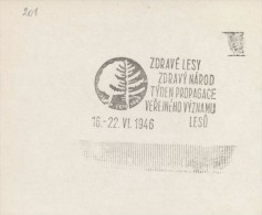 J0993 - Czechoslovakia (1945-79) Control Imprint Stamp Machine (R!): Forest Week 46. Promoting Public Importance Forests - Probe- Und Nachdrucke