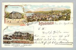 AK ZH Horgen 1903-04-24 Litho H.Guggenheim #1765 - Horgen