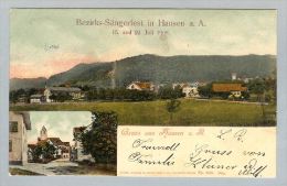 AK ZH Hausen A.A. 1906-06-20 Foto Bezirks-Sängerfest - Hausen Am Albis 