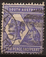 SOUTH AUSTRALIA 1894 2 1/2d P15 QV SG 234 U TP37 - Gebraucht