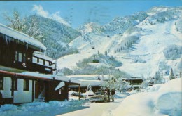 United States - Postcard Written And Circulated In 1966 - Aspen,Colorado And Aspen Mountain,ski Area.  - 2/scans - Rocky Mountains