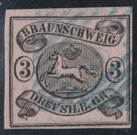 6 Börsum Auf 3 Silbergroschen Rosaweiss - Braunschweig Nr. 8 B - Pracht - Brunswick