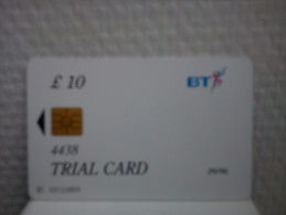 Trial Card UK 2 Scans Very Rare - BT Dienst Und Test