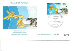 Wallis Et Futuna -Télécommunications ( FDC De 1979 à Voir) - FDC