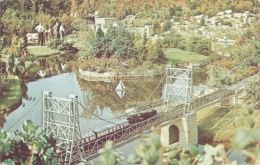 GB - La - Suspension Bridge And Lake - Land Of The Little People, Southport - Valentine's N° T. 85 [model - Maquette] - Southport