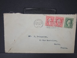 ETATS UNIS- Enveloppe   Pour La France En 1917  A Voir   P4679 - Lettres & Documents