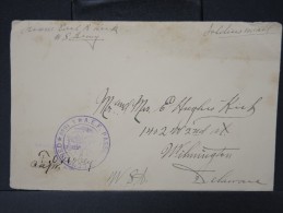 ETATS UNIS- Enveloppe En Franchise Avec Censure Période 1914/18   à Voir    P4801 - Lettres & Documents