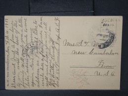 ETATS UNIS- Carte En Franchise Avec Censure Période 1914/18   à Voir    P4802 - Lettres & Documents