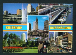 AUSTRALIA  -  Brisbane  Multi View  Unused Postcard As Scan - Brisbane
