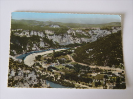 ARDECHE-P.7456-LES GORGES DE L'ARDECHE-VALLON PONT D'ARC CAMPING DE LA ROUVIERE VUE D'ENSEMBLE - Vallon Pont D'Arc