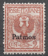 Italy Colonies Patmos (Patmo) 1912 Mi#3 VIII Mint Never Hinged - Egeo (Patmo)