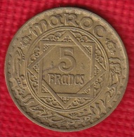 1 PIECE MAROC EMPIRE CHERIFIEN MAROCCO AN 1365 - 5 FRANCS (N°51) - Morocco