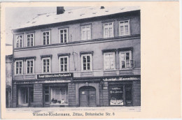 ZITTAU Wünsche Kindermann Böhmische Strasse 8  Dampf Färberei U Chemische Waschanstalt Liköre Kantorowicz Luigi Zanettin - Zittau