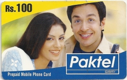 Pakistan - Paktel Recharge - Woman And Man GSM Refill, Exp. 14-10-2007, Used - Pakistan