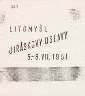 J1221 - Czechoslovakia (1945-79) Control Imprint Stamp Machine (R!): Celebrations Alois Jirasek (1851-1930) Czech Writer - Proofs & Reprints